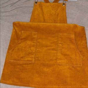 Overalls short dress